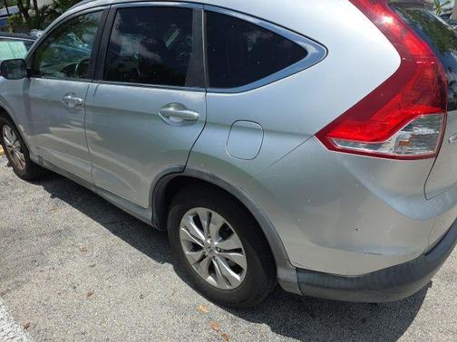 Silver 2013 Honda CR-V EX-L
