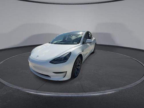 White 2021 Tesla Model 3 Long Range