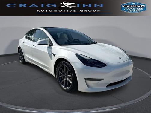White 2021 Tesla Model 3 Long Range