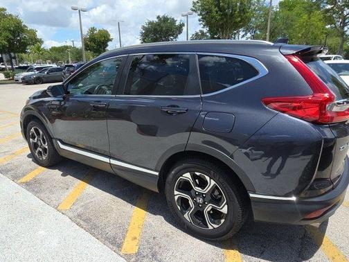 Gray 2018 Honda CR-V Touring