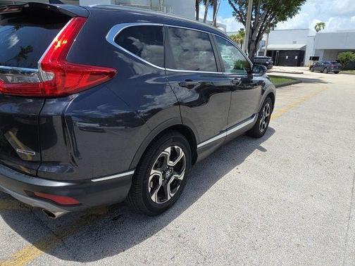 Gray 2018 Honda CR-V Touring