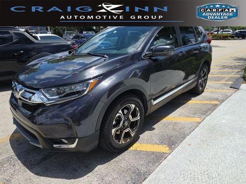 Gray 2018 Honda CR-V Touring