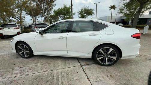 White 2024 Acura TLX Technology