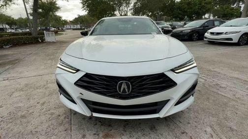 White 2024 Acura TLX Technology