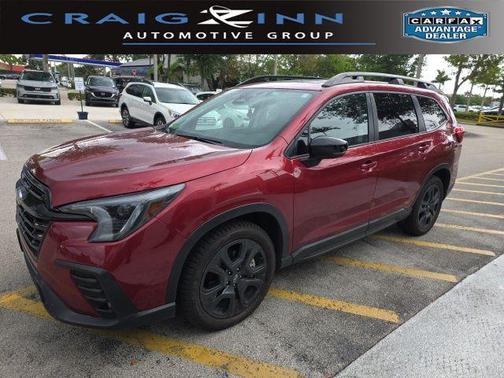 Crimson Red Pearl 2024 Subaru Ascent Onyx Edition Limited
