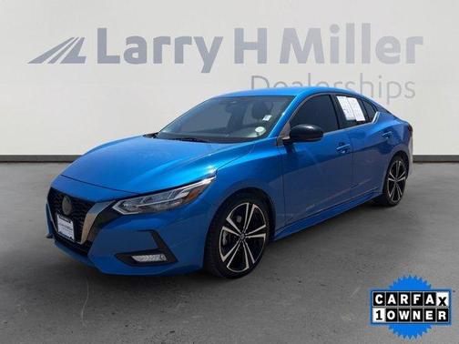 Electric Blue Metallic 2022 Nissan Sentra SR