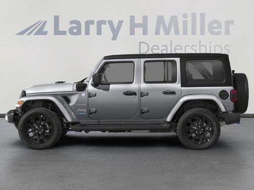 Silver Zynith Clearcoat 2023 Jeep Wrangler 4xe Sahara