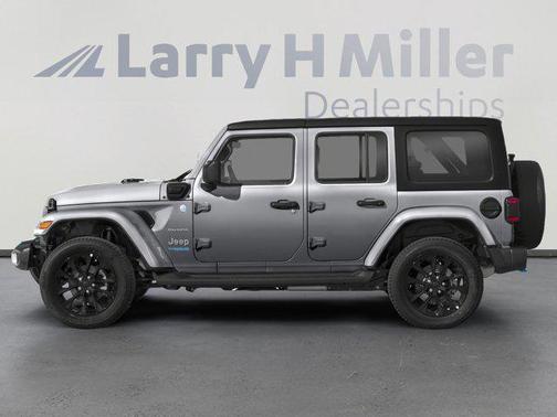 Silver Zynith Clearcoat 2023 Jeep Wrangler 4xe Sahara