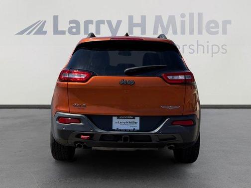 Mango Tango Pearlcoat 2015 Jeep Cherokee Trailhawk