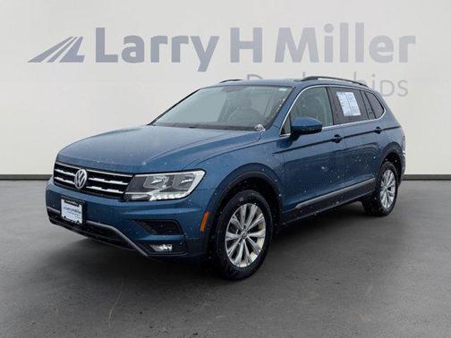 Silk Blue Metallic 2018 Volkswagen Tiguan 2.0T SE