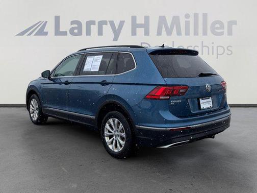 Silk Blue Metallic 2018 Volkswagen Tiguan 2.0T SE