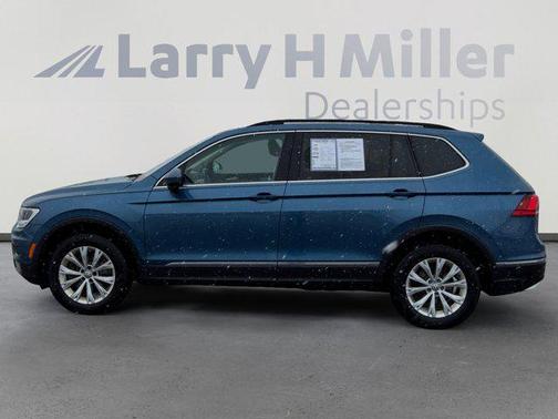 Silk Blue Metallic 2018 Volkswagen Tiguan 2.0T SE