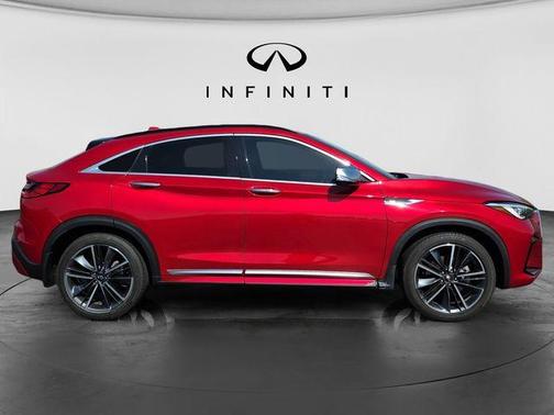 Dynamic Sunstone Red 2024 INFINITI QX55 SENSORY