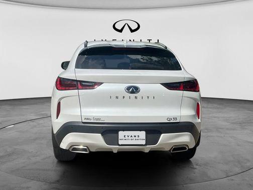 Radiant White 2023 INFINITI QX55 LUXE