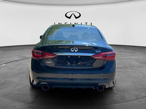 Black Obsidian 2018 INFINITI Q50 3.0t LUXE