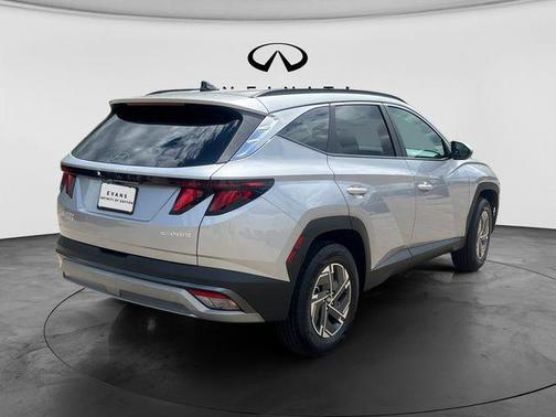 Shimmering Silver 2025 Hyundai TUCSON Hybrid Blue