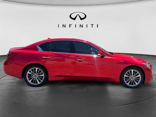 Dynamic Sunstone Red 2023 INFINITI Q50 LUXE