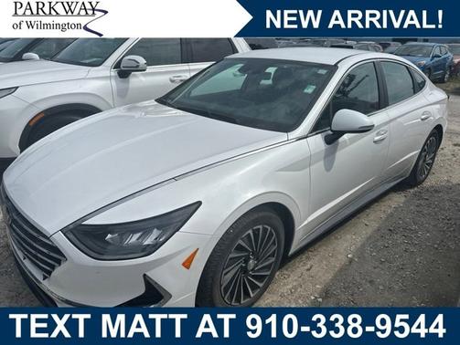 White 2022 Hyundai SONATA Hybrid SEL