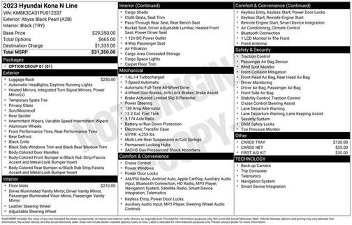 2023 Hyundai KONA N Line