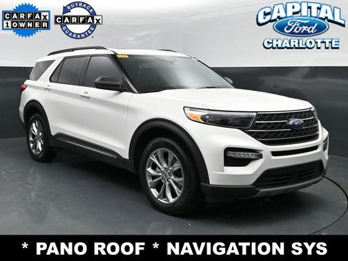STAR WHITE MET TRI-COAT 2023 Ford Explorer XLT