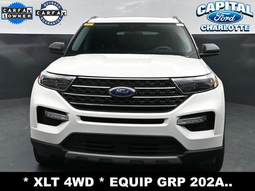 STAR WHITE MET TRI-COAT 2023 Ford Explorer XLT