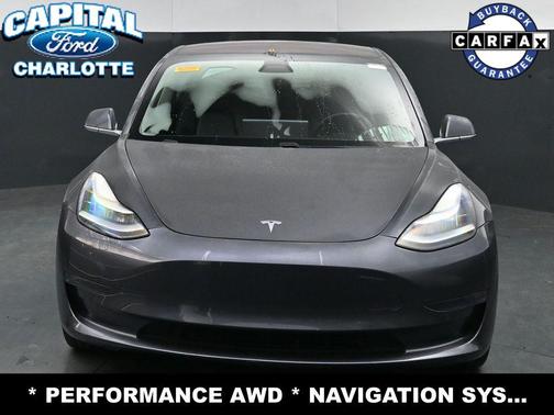 Gray 2018 Tesla Model 3 Performance