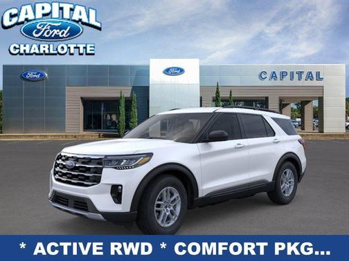 STAR WHITE MET TRI-COAT 2026 Ford Explorer Active
