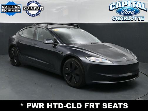 Stealth Grey 2025 Tesla Model 3 Long Range