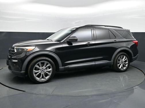 AGATE BLACK METALLIC 2020 Ford Explorer XLT