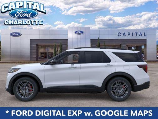 Space White Metallic 2026 Ford Explorer ST-Line