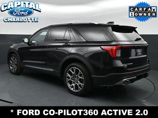 AGATE BLACK METALLIC 2025 Ford Explorer Platinum