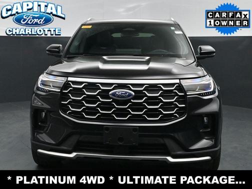 AGATE BLACK METALLIC 2025 Ford Explorer Platinum