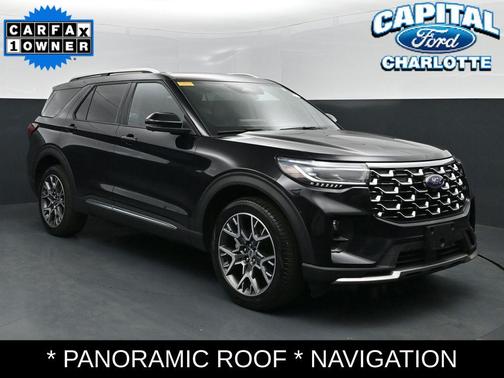 AGATE BLACK METALLIC 2025 Ford Explorer Platinum