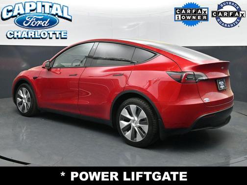 Red Multi-Coat 2021 Tesla Model Y Long Range Dual Motor All-Wheel Drive