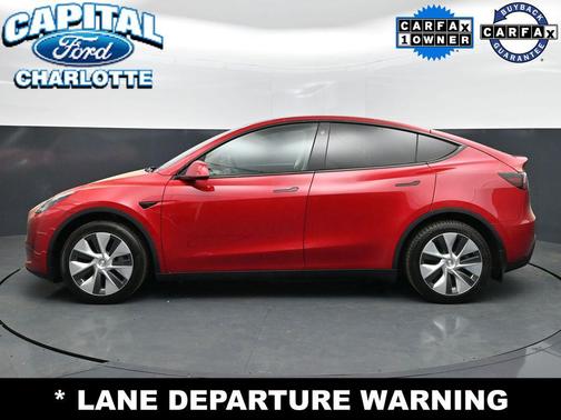 Red Multi-Coat 2021 Tesla Model Y Long Range Dual Motor All-Wheel Drive