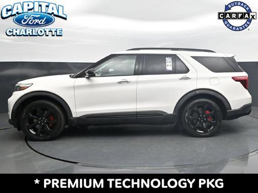 Star White Metallic Tri-Coat 2020 Ford Explorer ST