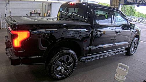 AGATE BLACK METALLIC 2025 Ford F-150 Lightning LARIAT