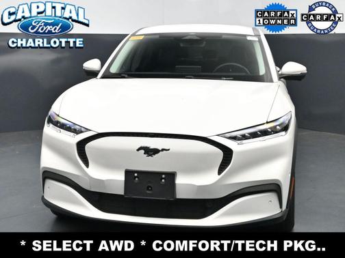 Star White Metallic Tri-Coat 2021 Ford Mustang Mach-E Select