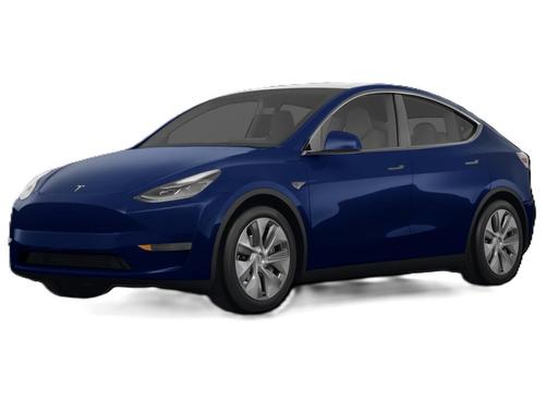 Deep Blue Metallic 2024 Tesla Model Y Long Range Single Motor Rear-Wheel Drive