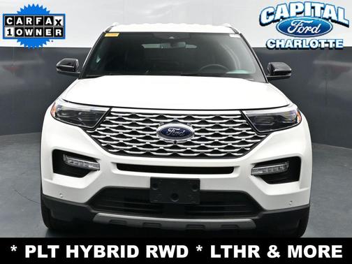 STAR WHITE MET TRI-COAT 2023 Ford Explorer Platinum