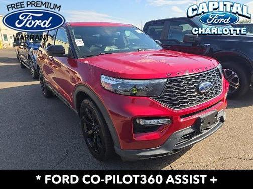 Red Metallic 2022 Ford Explorer ST