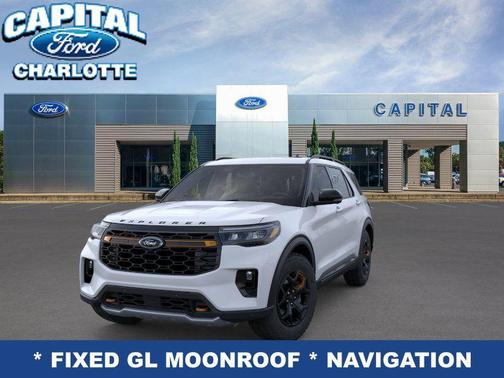 SPACE WHITE METALLIC 2026 Ford Explorer Tremor