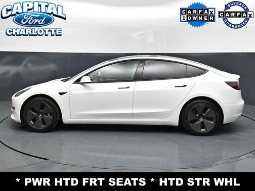 Pearl White Multi-Coat 2021 Tesla Model 3 Standard Range Plus