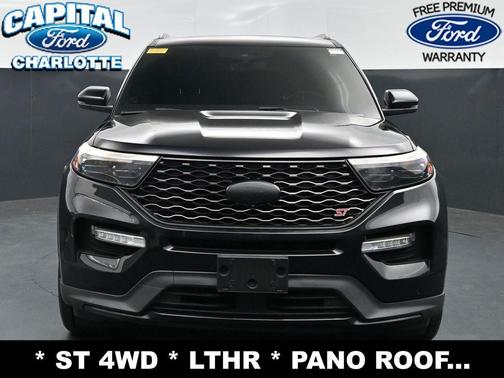 AGATE BLACK METALLIC 2020 Ford Explorer ST