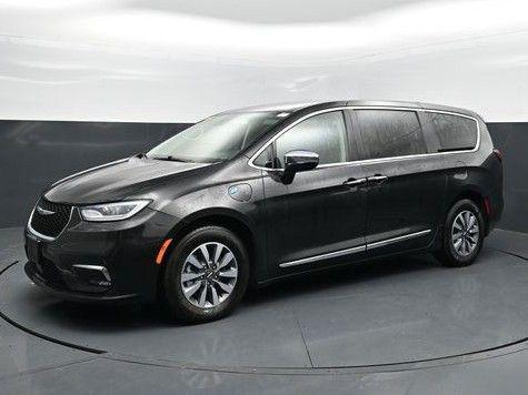 Brilliant Black Crystal Pearlcoat 2023 Chrysler Pacifica Hybrid Limited