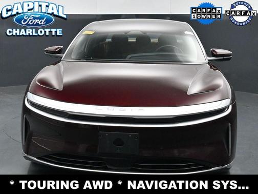 Zenith Red Metallic 2023 Lucid Air Touring