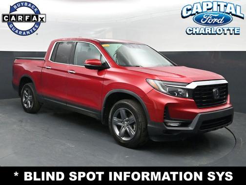 Radiant Red Metallic II 2022 Honda Ridgeline RTL-E