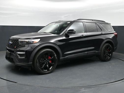AGATE BLACK METALLIC 2021 Ford Explorer ST