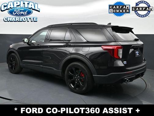 AGATE BLACK METALLIC 2021 Ford Explorer ST