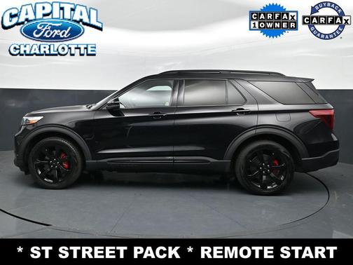 AGATE BLACK METALLIC 2021 Ford Explorer ST